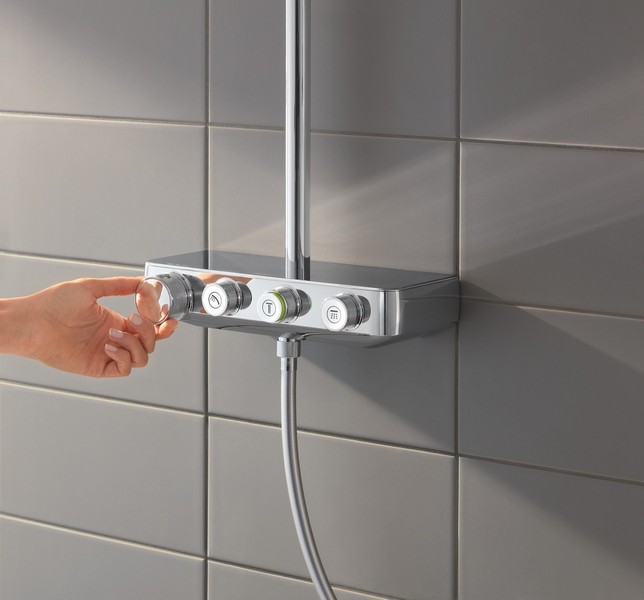 The Right Mix for Every Shower Experience: Thanks to GROHE's New Shower System Euphoria Smart Control 